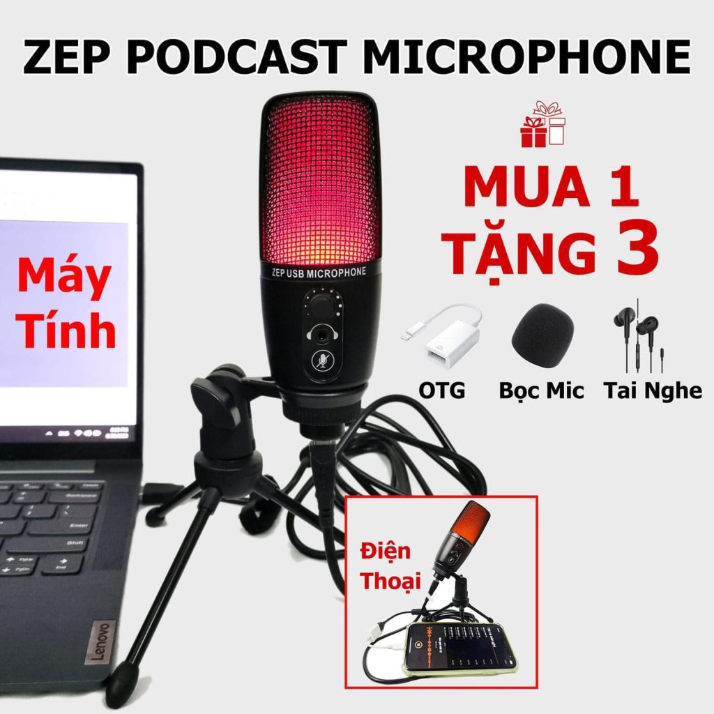 Mic Thu Âm - Trung Voice - Zino