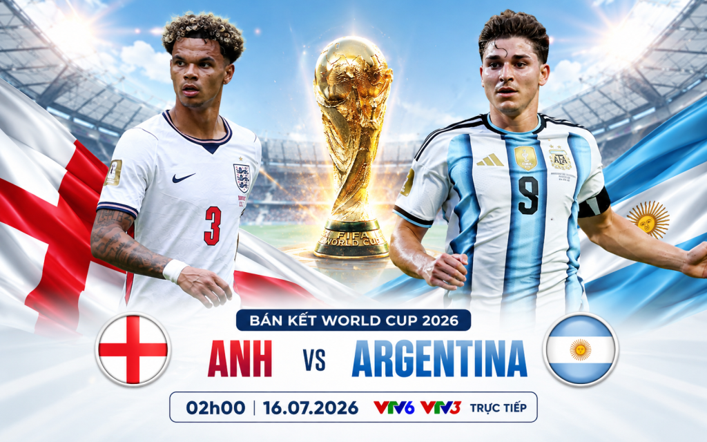 OK9 - Nhận định Anh vs Argentina: Đại chiến bán kết World Cup 2026 - Zino