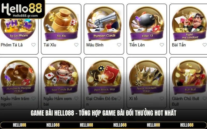 Game Bài Hello88 ⭐️ Tổng Hợp Game Bài Đổi Thưởng Hot Nhất - Zino