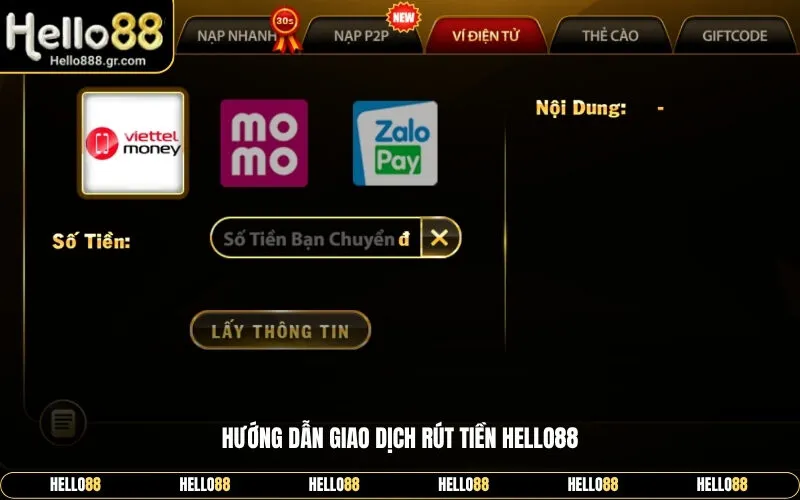 Rút Tiền Hello88 ⭐️ Hướng Dẫn Giao Dịch Nhanh Chóng, An Toàn - Zino