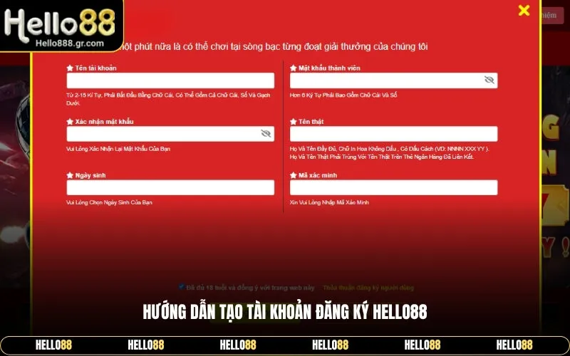 Đăng Ký Hello88 ⭐️ Hướng Dẫn Tạo Tài Khoản Nhanh Chóng, An Toàn - Zino