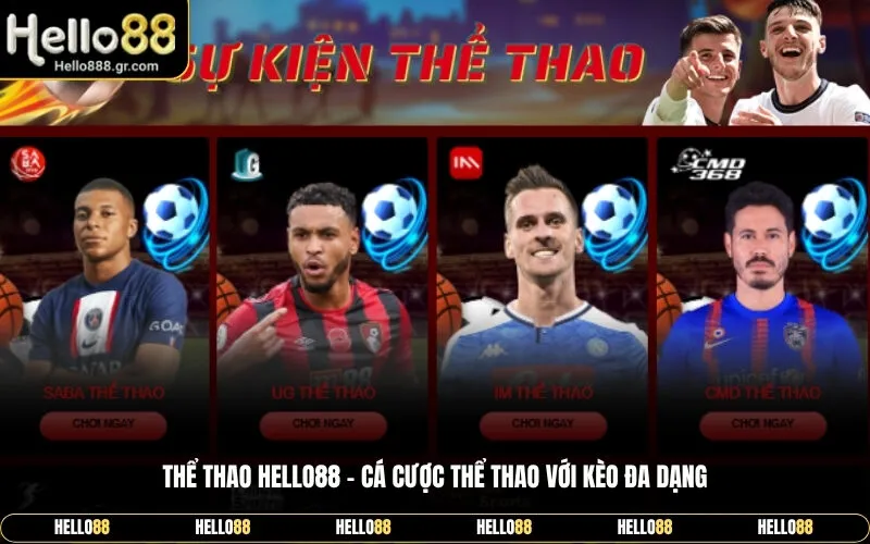 Thể Thao Hello88 ⭐️ Cá Cược Thể Thao Với Kèo Đa Dạng - Zino