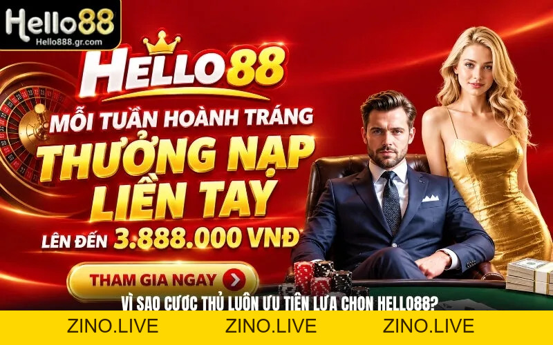 Hello88 ⭐️ Link Đăng Ký, Đăng Nhập Hello 88 Chính Thức + Ngay 88K - Zino